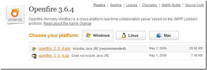 Openfire 下载
