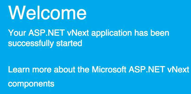 ASP.NET 5示例站点