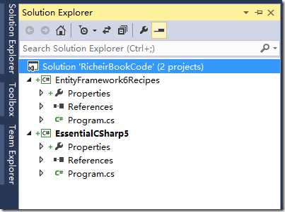 Solution Explorer