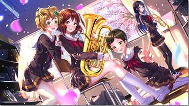 Yande - 318212 hibike!_euphonium katou_hazuki_(hibike!_euphonium) kawashima_sapphire kousaka_reina oumae_kumiko