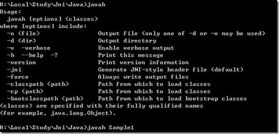 javah