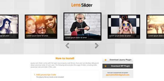 Jquery Lens Slider