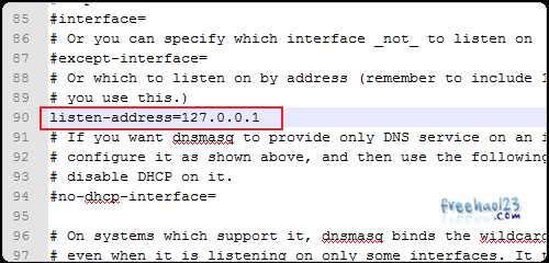 Dnsmasq局域网IP