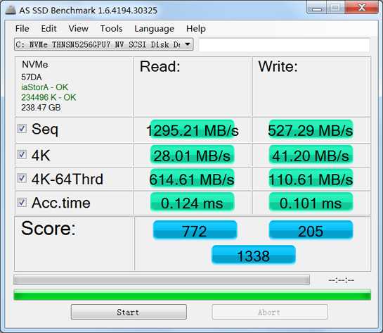 as-ssd-benchmark