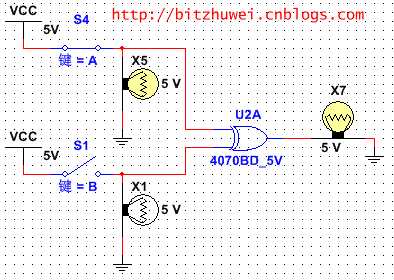 005用继电器做异或门电路2