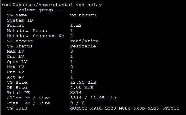 LVM 在线扩容磁盘(ubuntu 14.04 server)
