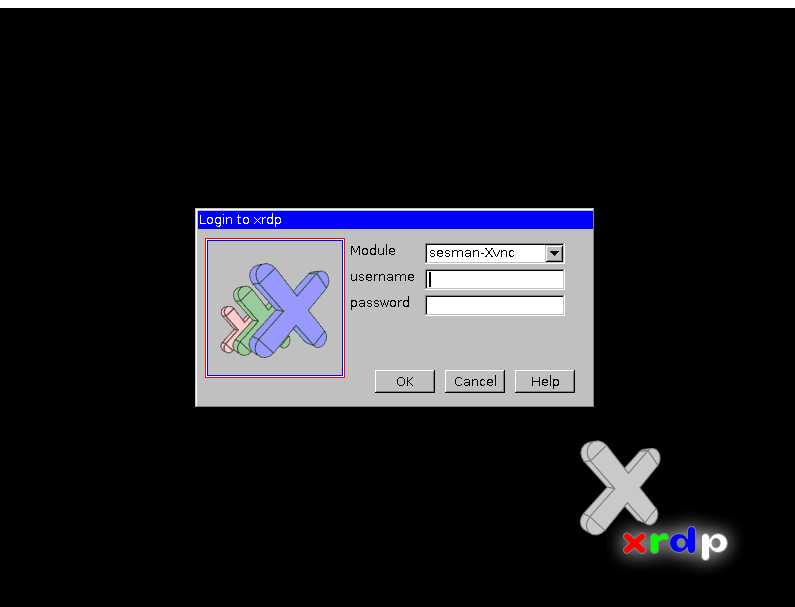xrdp连接后登录界面