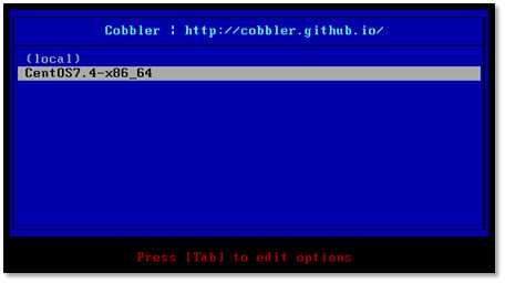 cobbler一键部署centos7.4(脚本)