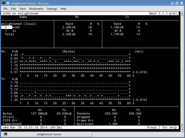 bmon linux network monitor