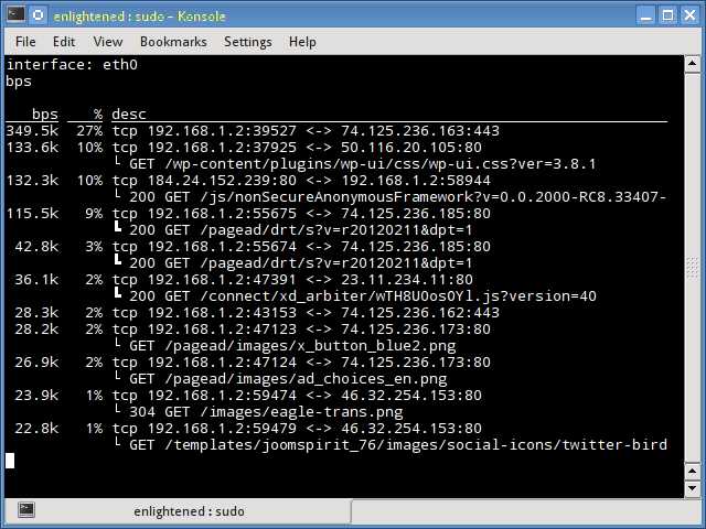 pktstat linux network monitor