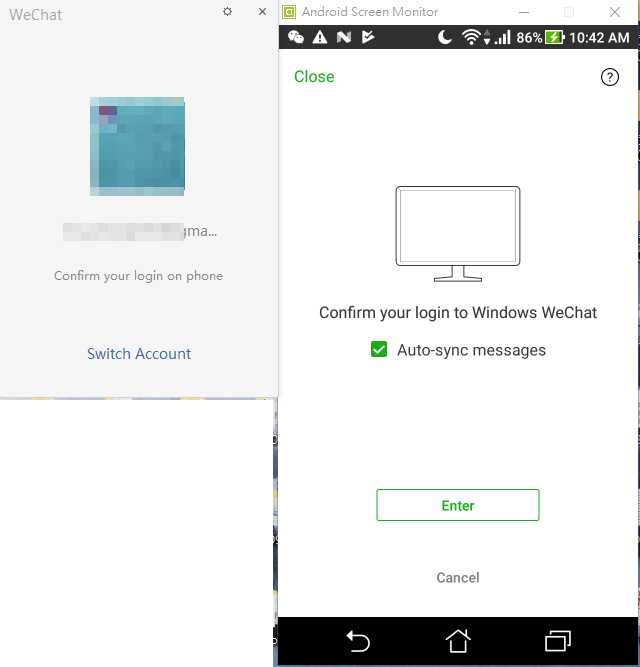 how to extract wechat chat messages from a smartphone running