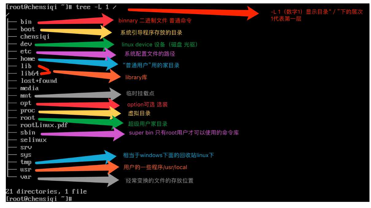 linux系统目录结构介绍