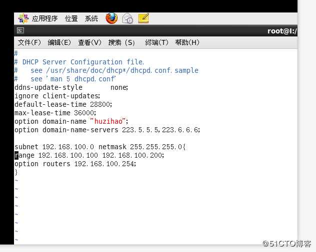 linux  dhcp服务器