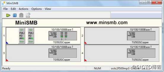 国产smartbits版本-minismb测试高恪路由器IP限速