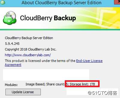 Cloudberry Backup Server Edition 1TB Version