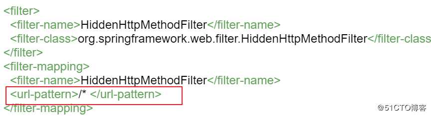 关于SpringMVC中web.xml配置servlet和filter中url-pattern参数的