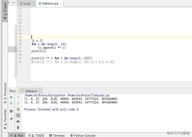 python中列表生成式