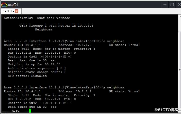 组建基本的OSPF