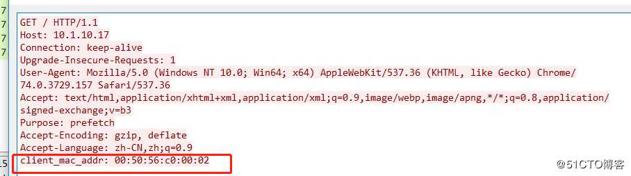 通过F5提取客户端的mac address，插入到http header内