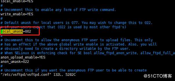 vsftp用户ftp能上传,删除不能下载，umask权限不对