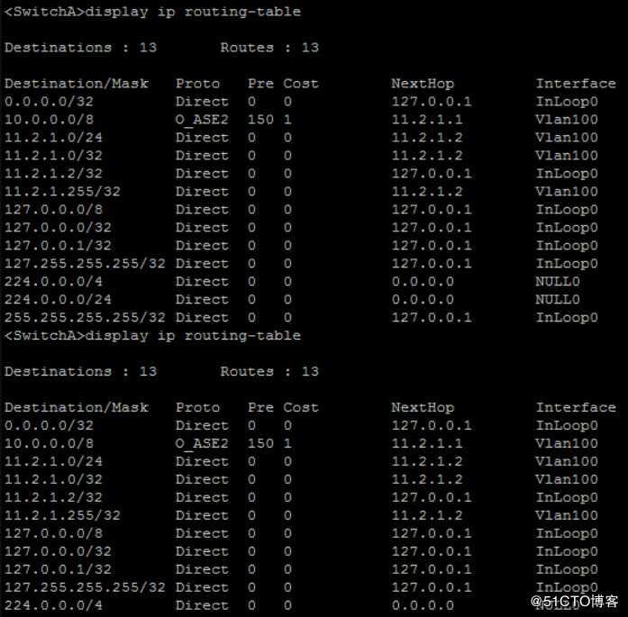 使用HCL模拟器配置OSPF相关项目