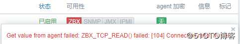 Zabbix 常见报错