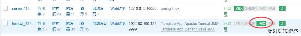 利用JMX，在 zabbix 上监控多 agent 端的 tomcat 实战