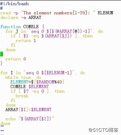 shell编程之array