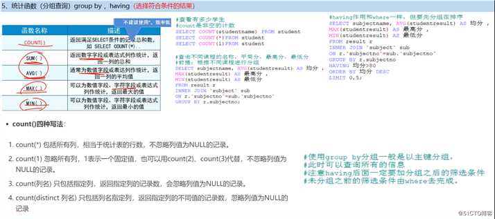 MySQL数据库知识汇总（三）