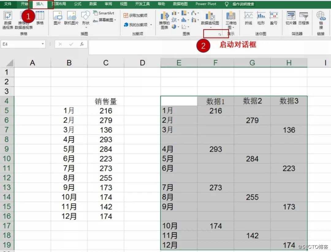 同事竟然把Excel柱形图劈成积木块，简单技巧讲解