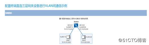 华为--单臂路由实现vlan通信