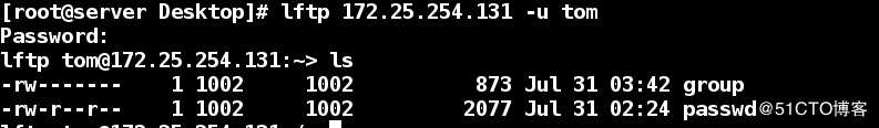 linux的ftp服务之本地访问浏览与虚拟账户