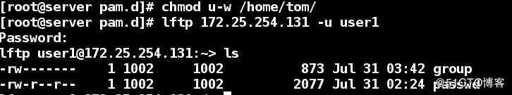 linux的ftp服务之本地访问浏览与虚拟账户