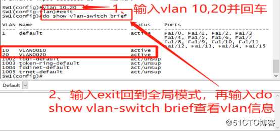 通过Trunk链路实现跨VLAN的通信