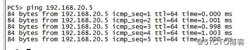 小型实验组合（VLAN+Trunk链路+三层交换）