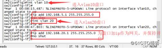 小型实验组合（VLAN+Trunk链路+三层交换）