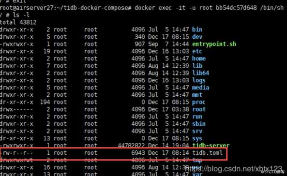 docker-compose.yml方式测试环境的TiDB修改事务允许的最大语句条数限制