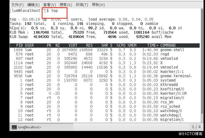 Linux 进程和计划任务管理