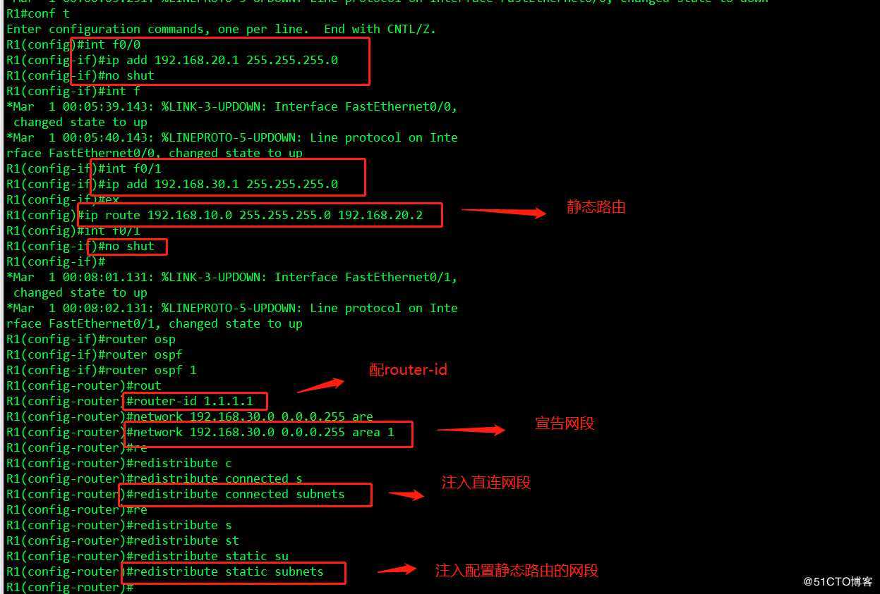 基于LInux系统的路由综合实验