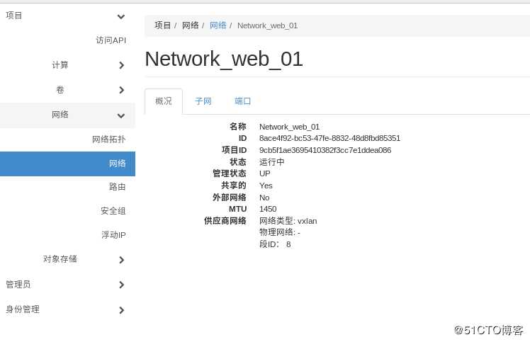 openstack学习-网络管理操作