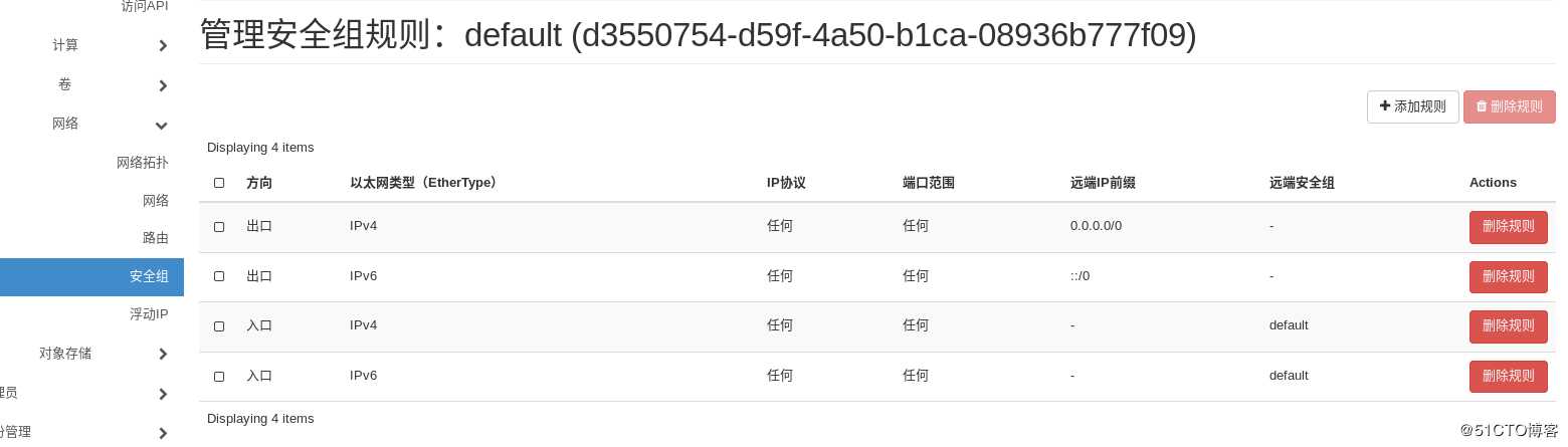 openstack学习-网络管理操作