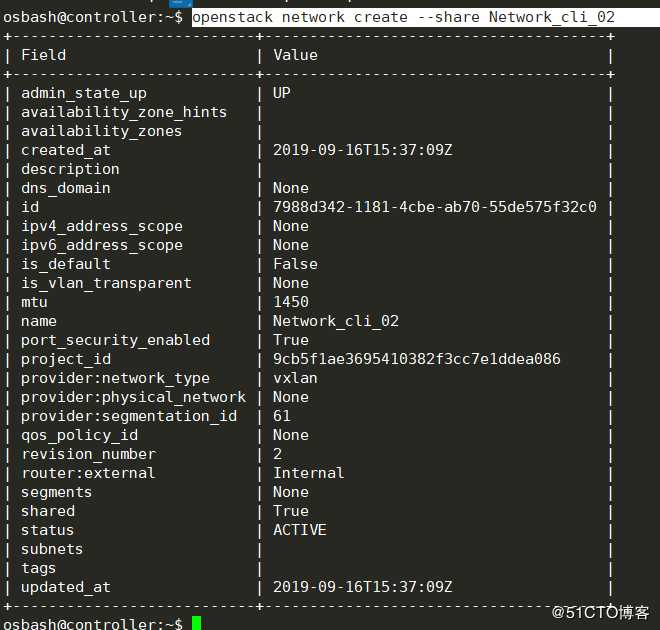 openstack学习-网络管理操作