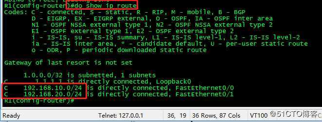 OSPF虚链路配置实验