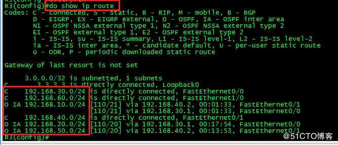 OSPF多区域配置实操