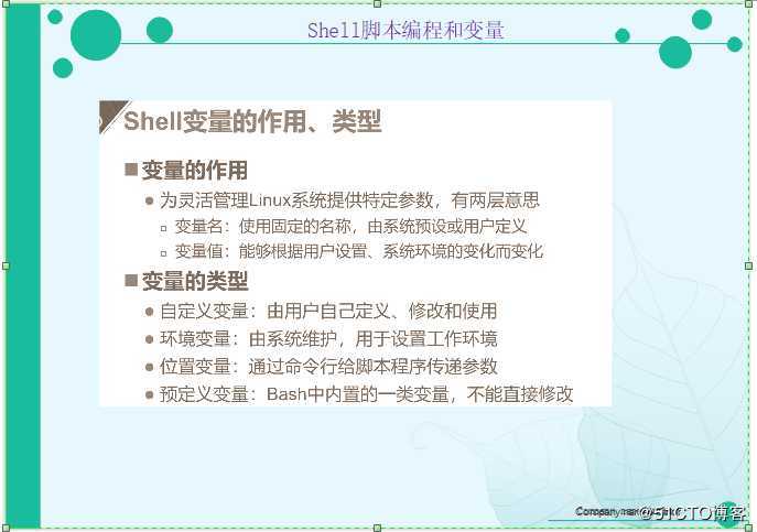 Shell 脚本之编程和变量（外加实战项目）