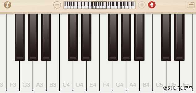 手机中能够弹钢琴的钢琴键盘模拟器