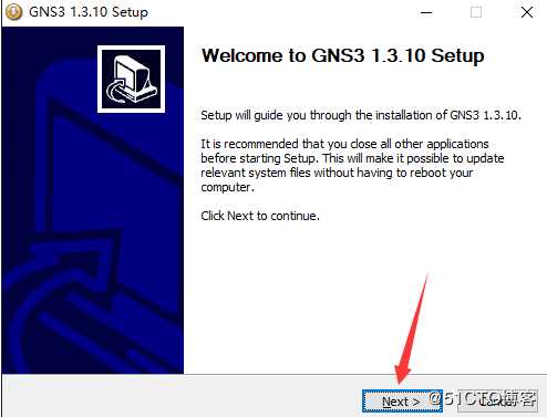 GNS3的安装过程