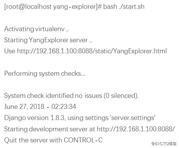 linuxCentos_8 安装cisco_yang-explorer(详细过程)