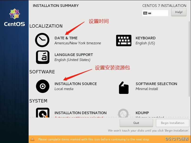 VMware Workstations安装Linux系统之Centos7系统详细流程图解