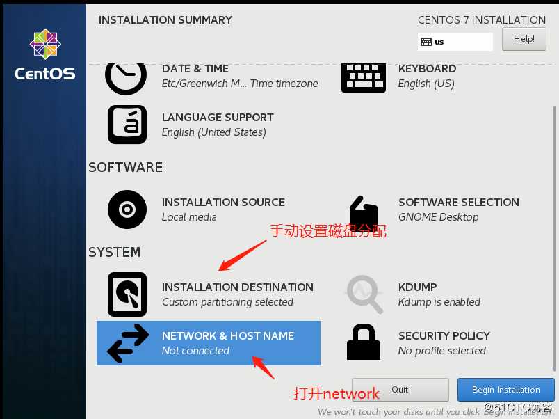 VMware Workstations安装Linux系统之Centos7系统详细流程图解